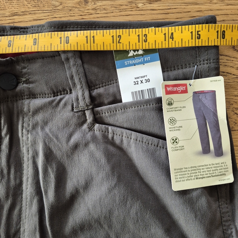Wrangler Men's Outdoor Performance Cargo Pants Comfort Flex Waistband NWT - Picture 5 of 8